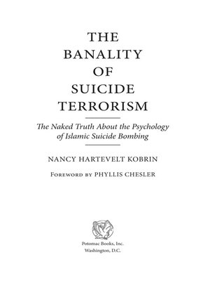 cover image of The Banality of Suicide Terrorism